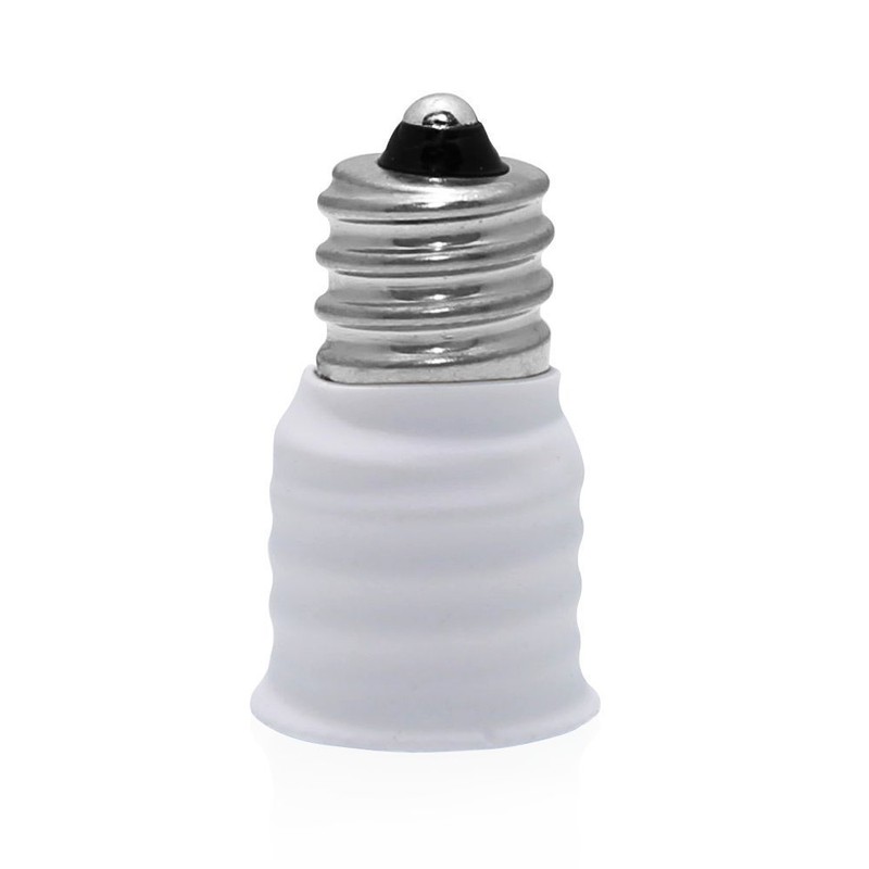 NEW! 10pcs E12 to E14 Extend Base Edison Light Bulb Lamp Adapter Converter Screw gallery