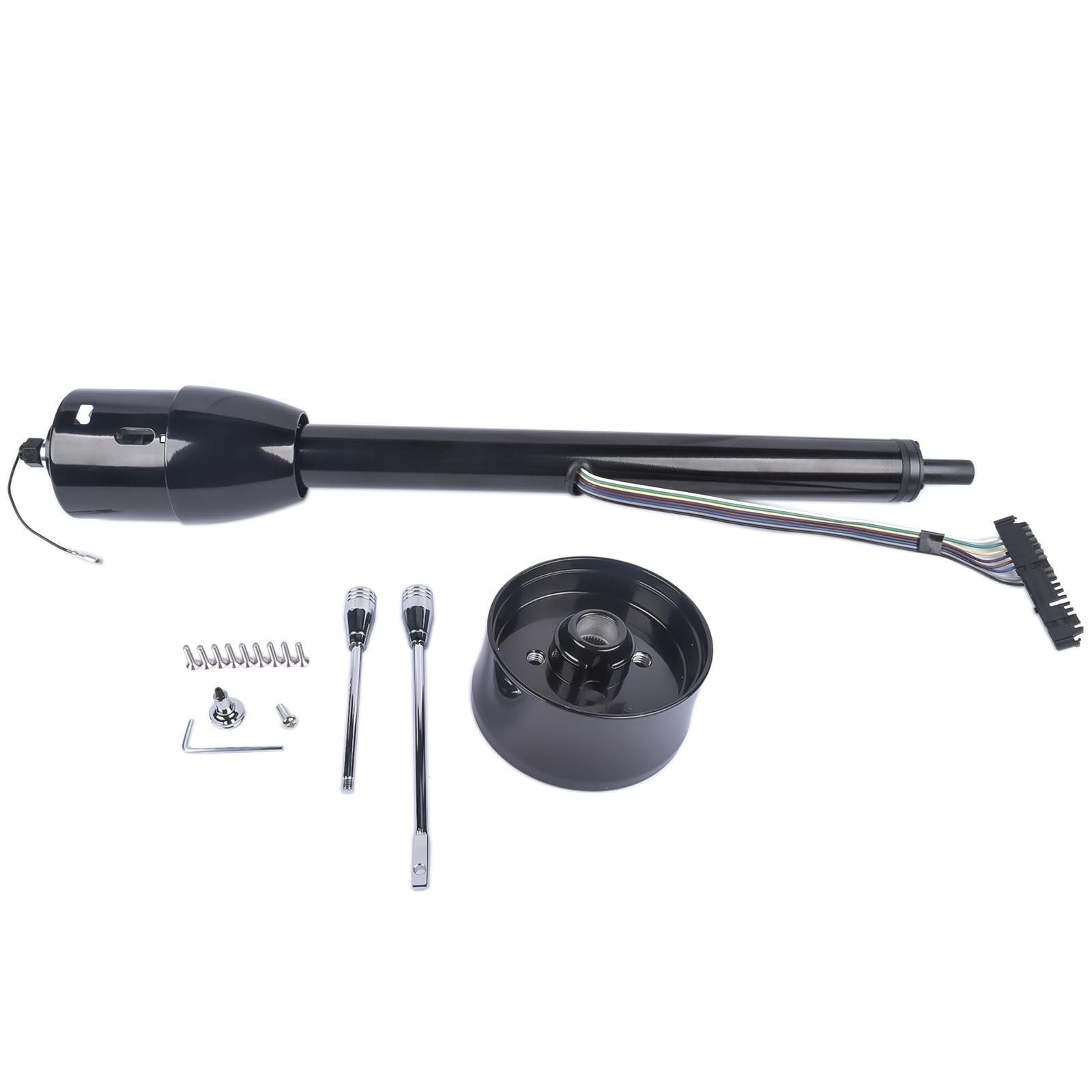 28 Black Manual Tilt Steering Column Replacement for Chevy GM 28 Inches Floor Sh gallery