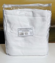 Restoration Hardware Cloud Modular Luxe Ottoman SLIPCOVER Text Linen Wve White