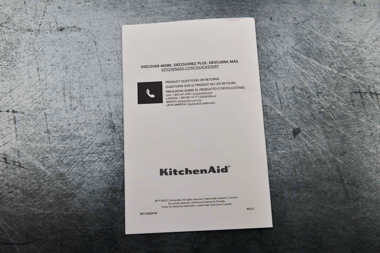 New KitchenAid KCO224 Countertop Oven Owner's Guide Operating Manual gallery