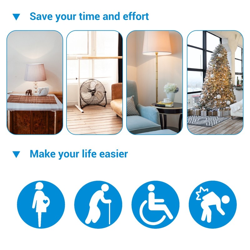 DEWENWILS Wireless Remote Wall Switch and Outlet, No Wiring Plug in On Off Power gallery