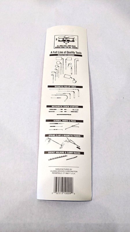 Ullman C-2 Telescoping Inspection Mirror 2-1/4" Diameter 10-14" Length BOX OF 12 gallery