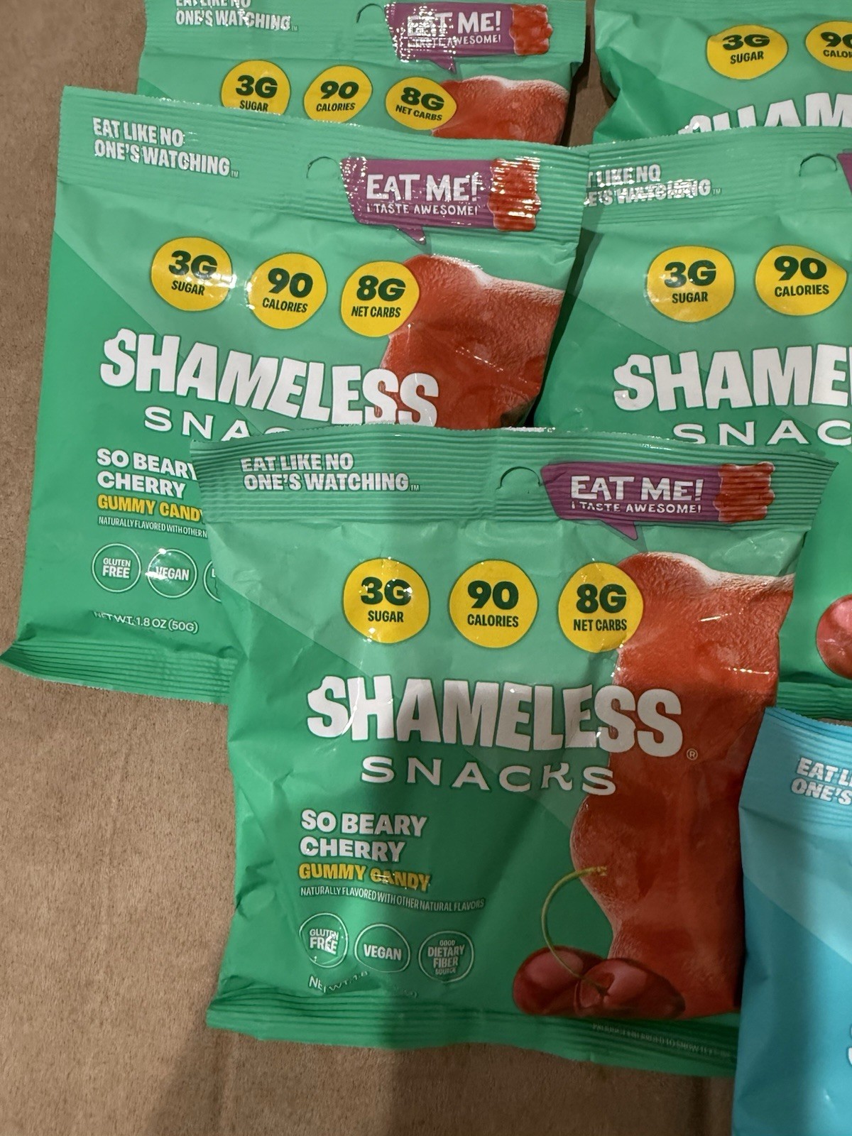 8 Shameless Snacks Gummy Candy Variety, Low Sugar, GlutenFree 1.8oz ea -NIB gallery