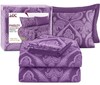 LDC LUX DECOR COLLECTION Bed Sheets - 6 Pc Queen Size Sheets - 1800 Thread Count gallery