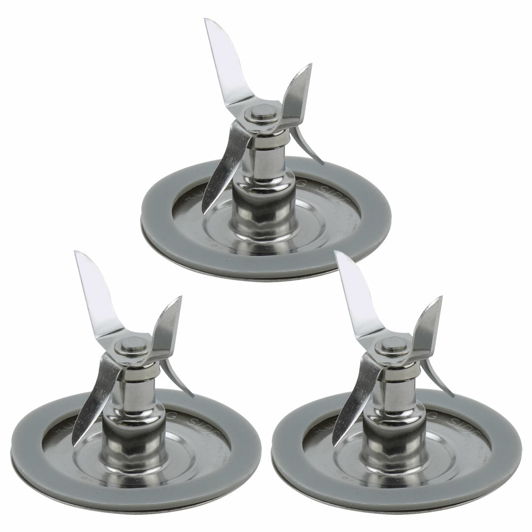 3 Pack Ice Crusher Blender Blade Cutter 4961-011 with Gasket for Oster Osterizer gallery