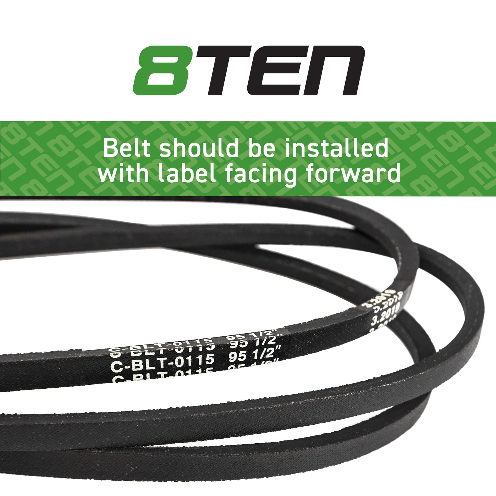 8TEN Ground Drive V-Belt for AYP 138255 Poulan Husqvarna 532138255 gallery