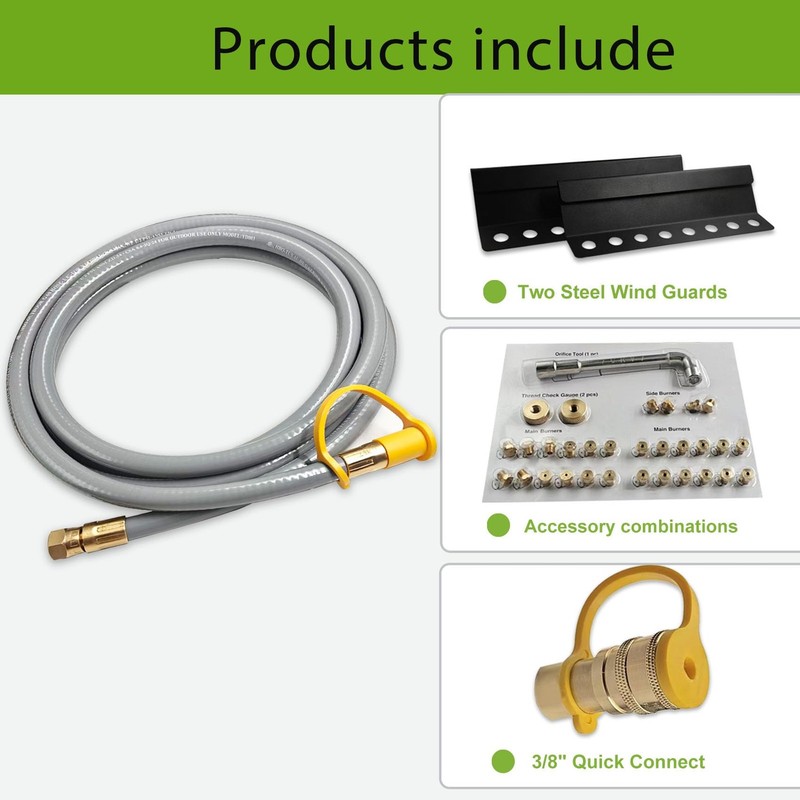 Blackstone Natural Gas Conversion Kit 28 30 36 Inch Griddle Propane to Natural G gallery