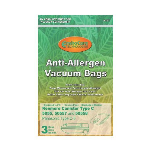 Replacement Vacuum Bag For Kenmore 50558 / A137 / Style Q (1 Pack) gallery
