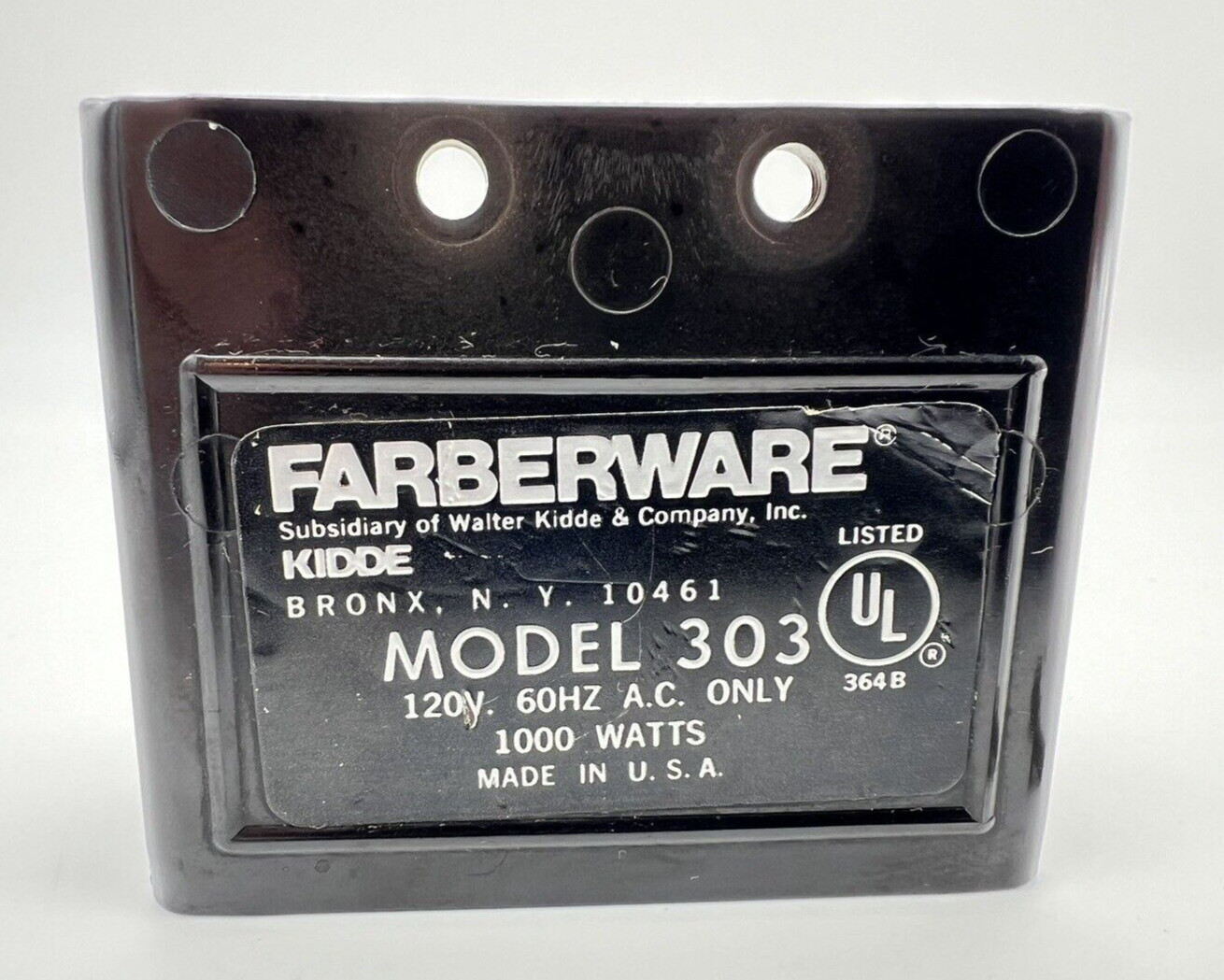 Farberware Power Supply Housing for Model 303 Electric Wok With Screws gallery