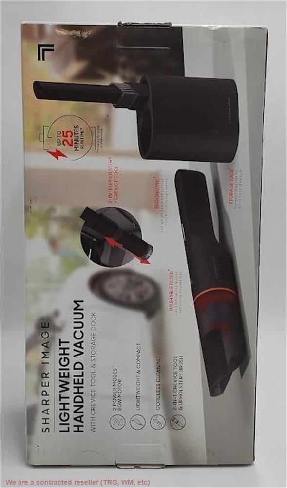 Sharper Image Lightweight Handheld Vacuum 2-In-1 Cordless Black SEE DETAILS gallery
