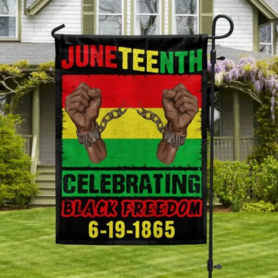 Juneteenth 1865 Garden Flag, Celebration Black Freedom - Garden Flag gallery