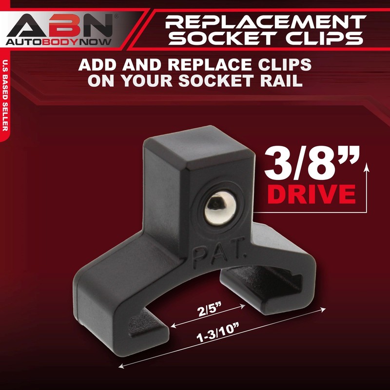 ABN Replacement Socket Clip 10-Pack for Aluminum Organizer Holder gallery