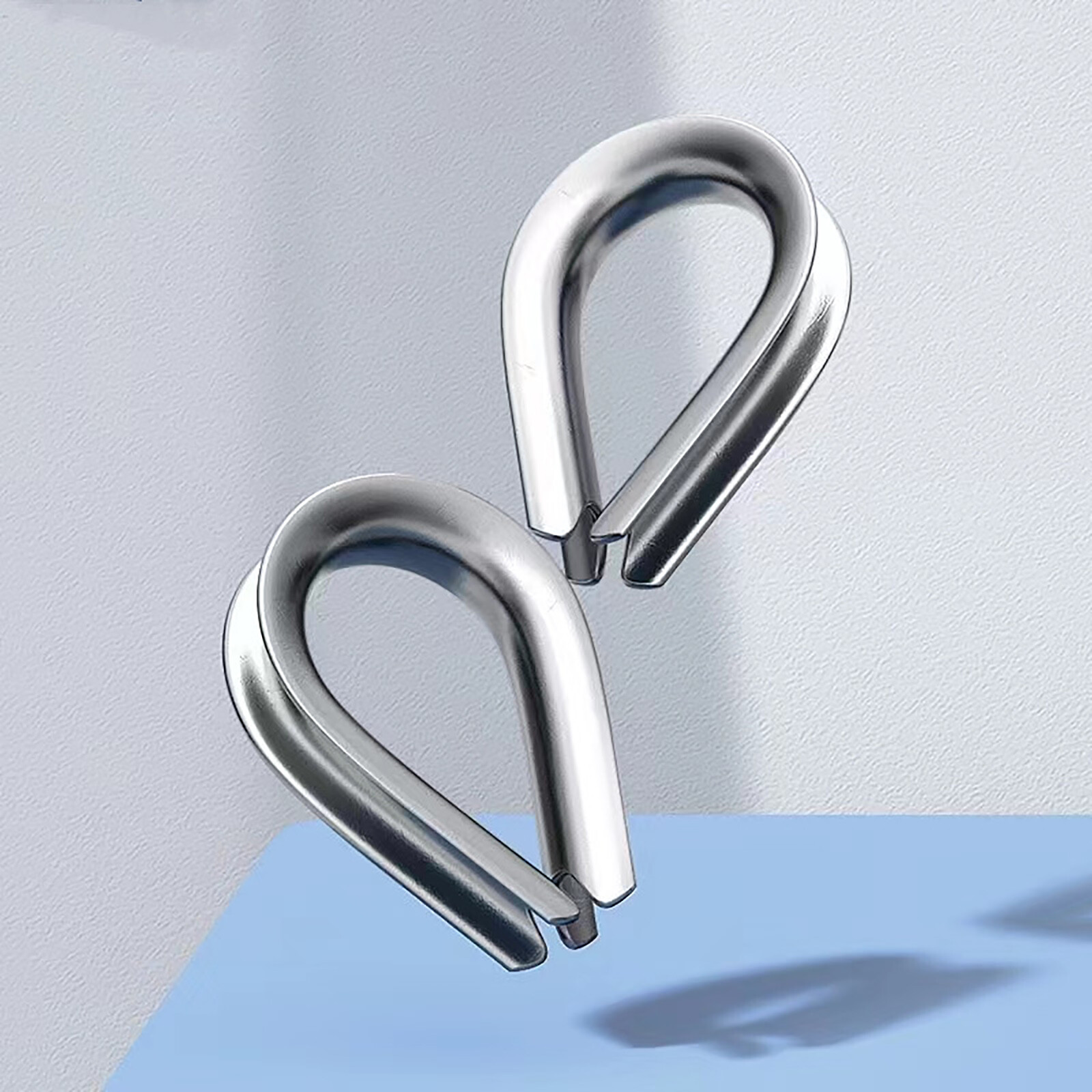 GALVANISED THIMBLE THIMBLES WIRE CABLE ROPE CABLE CLIPS CLAMPS 1mm - 28mm gallery