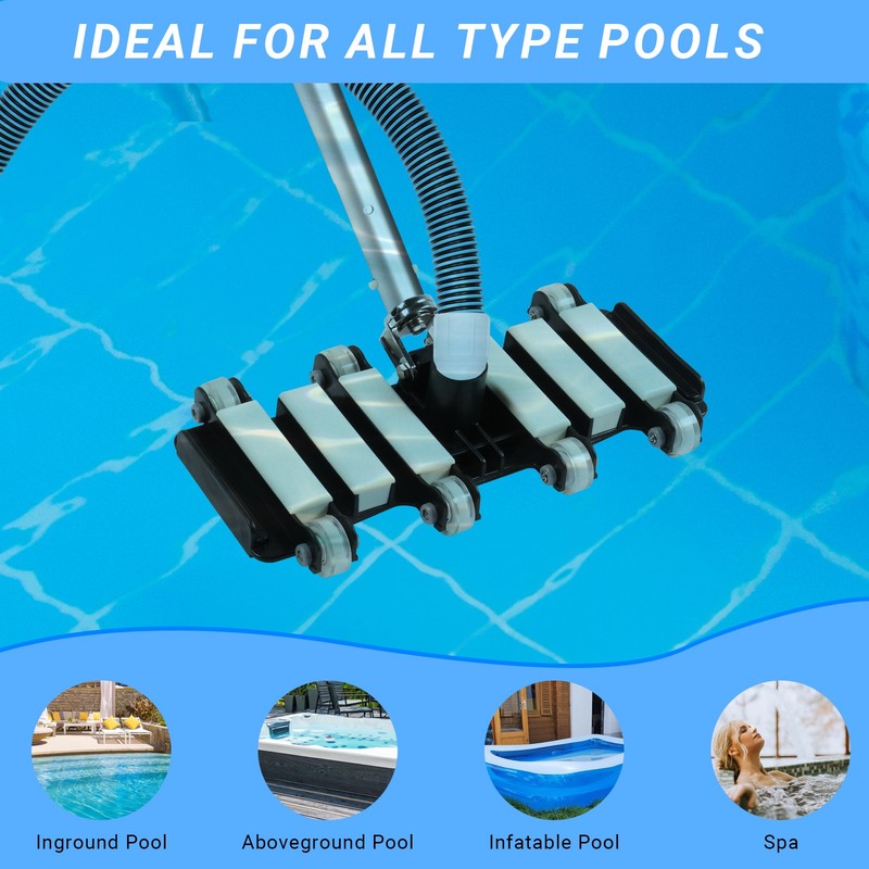 Swimming Pool Vacuum Head,Professional Weighted Flexible Pool Cleaner In-Ground gallery