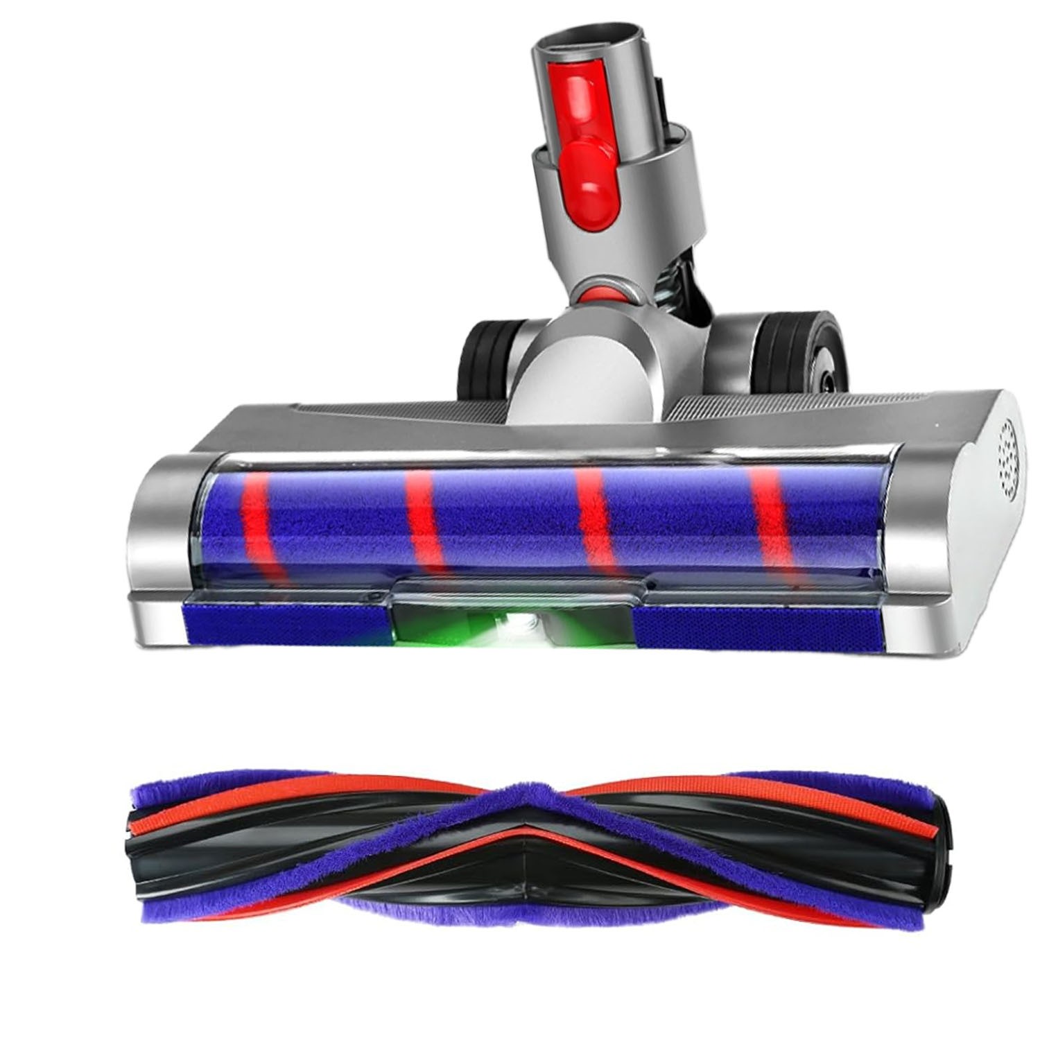 Vacuum Brush Head w/ LED Green Light for Dyson V7 V8 V10 V11 V15 gallery