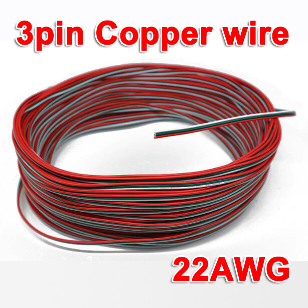 3Pin Extension Wire Cable Connector For WS2812B WS2811 SK6812 RGB LED Light gallery