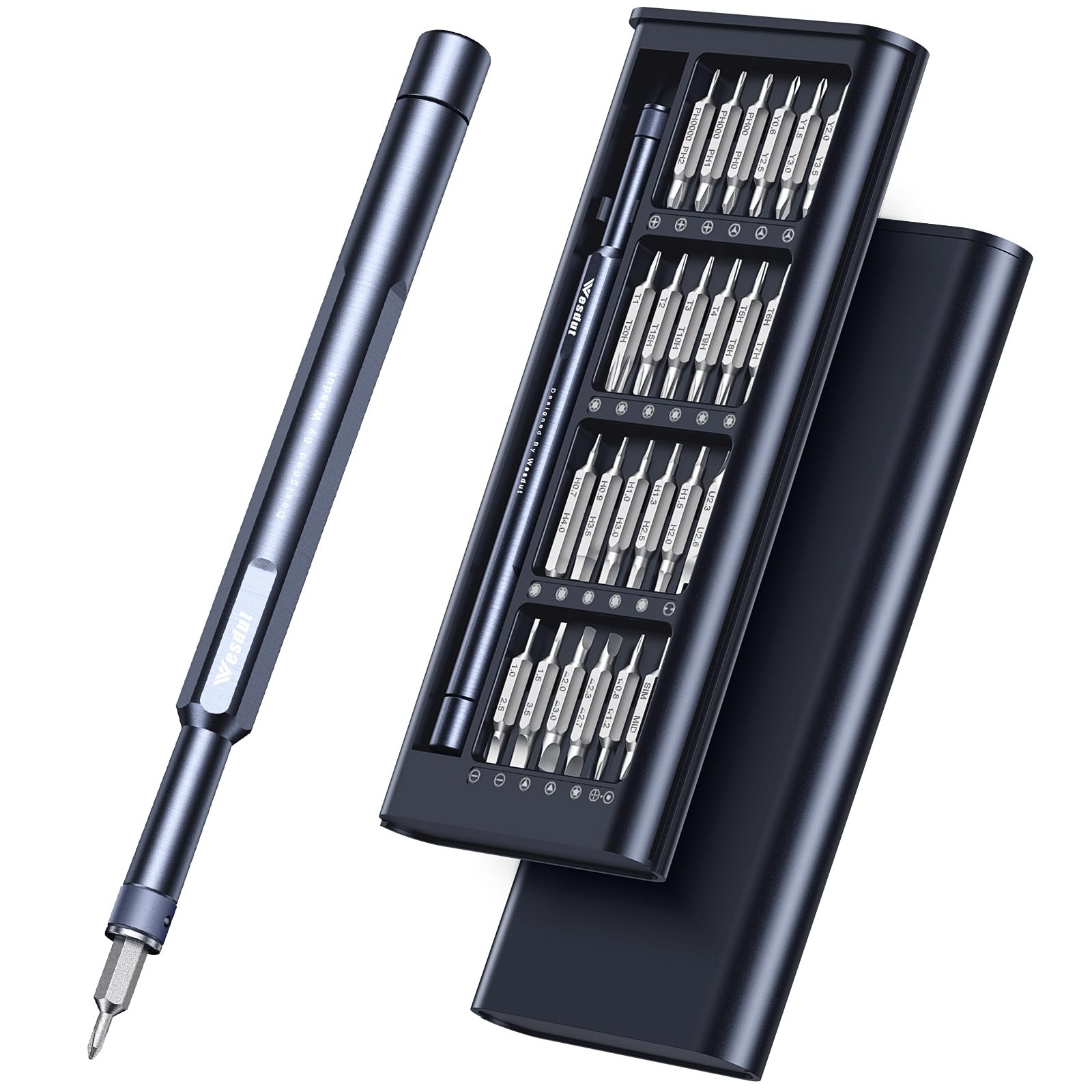 Wesdut 49in1-S2 Precision Screwdriver Set, [Super Durable] Ultra 49in1, Black gallery