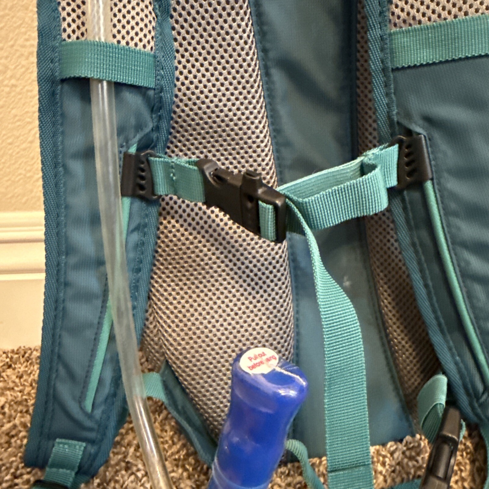 Embark Hiking Backpack Teal With Bladder 3