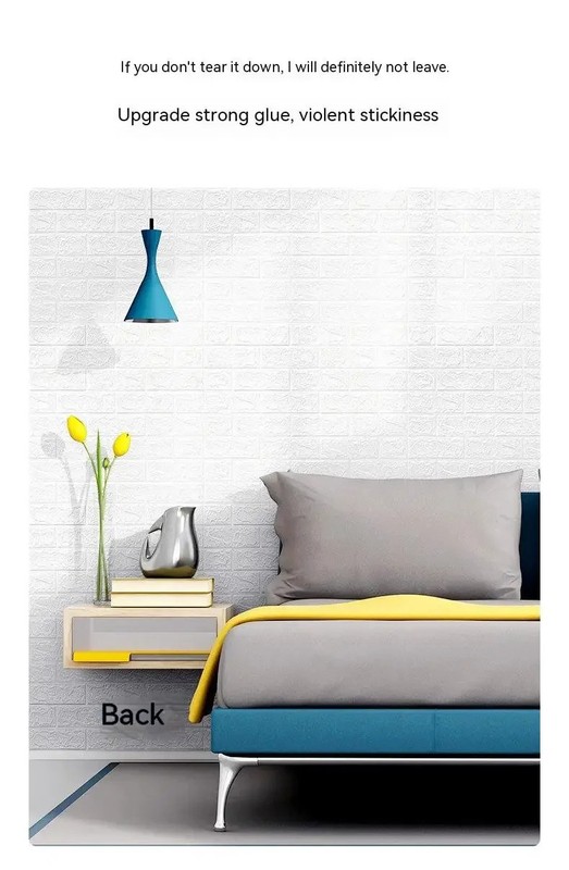Self-Adhesive Water Proof Wallpaper In Assorted Brick Patterns 2 Sizes gallery