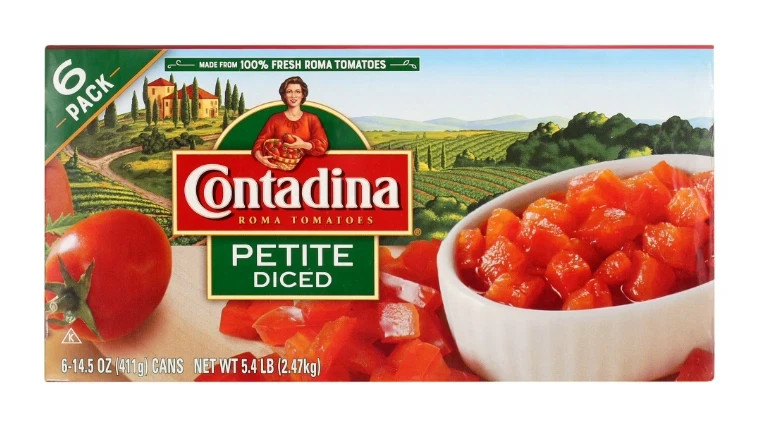 (6 Pack) Contadina Petite Diced Tomatoes, 15 oz cans,free shipping.. gallery