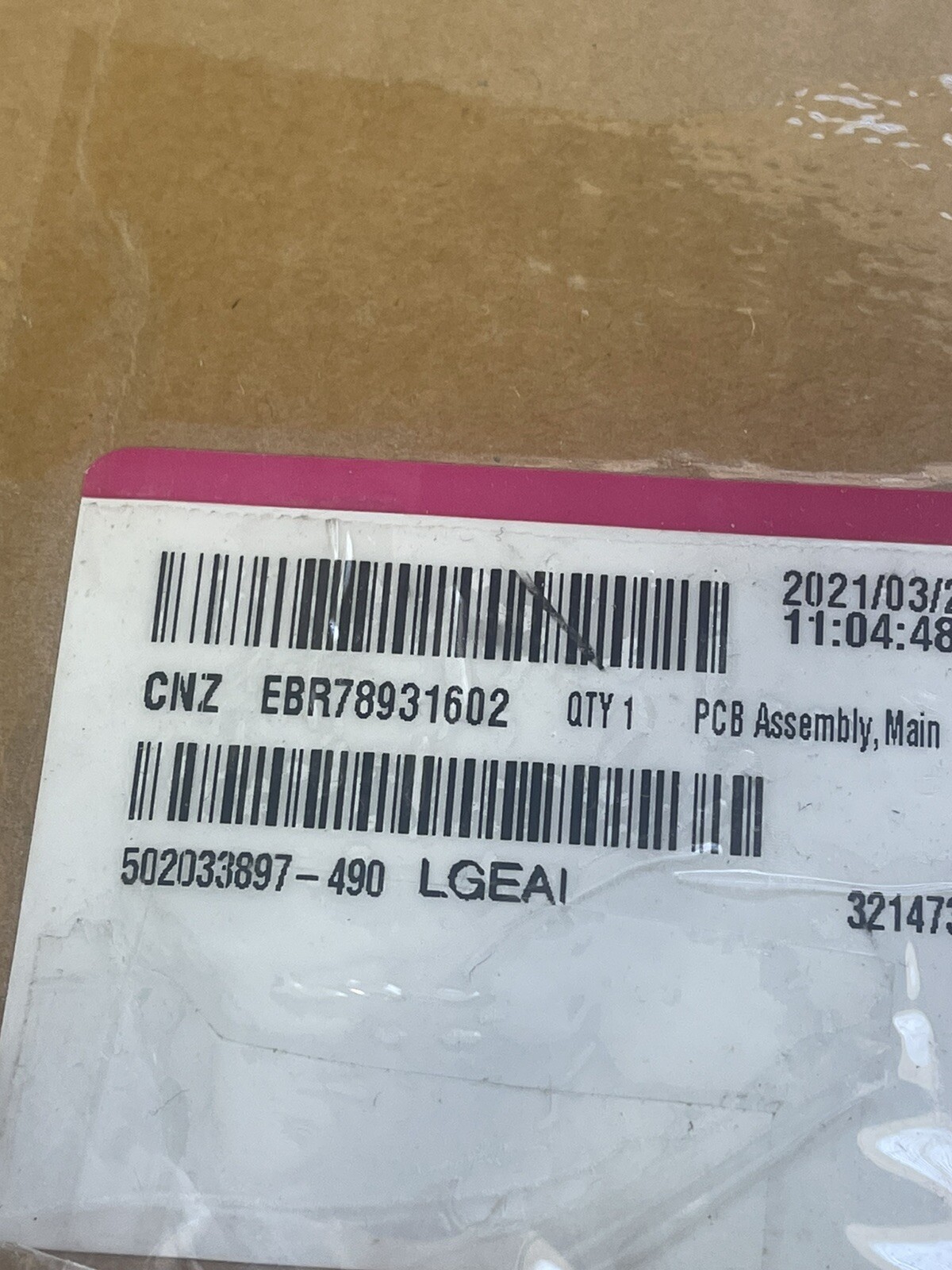 New OEM EBR78931602 Lg Main Control Board OEM EBR78931602 (C3) gallery