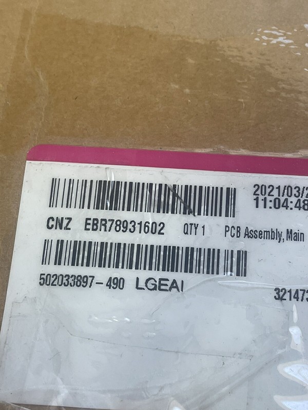 New OEM EBR78931602 Lg Main Control Board OEM EBR78931602 (C3) gallery