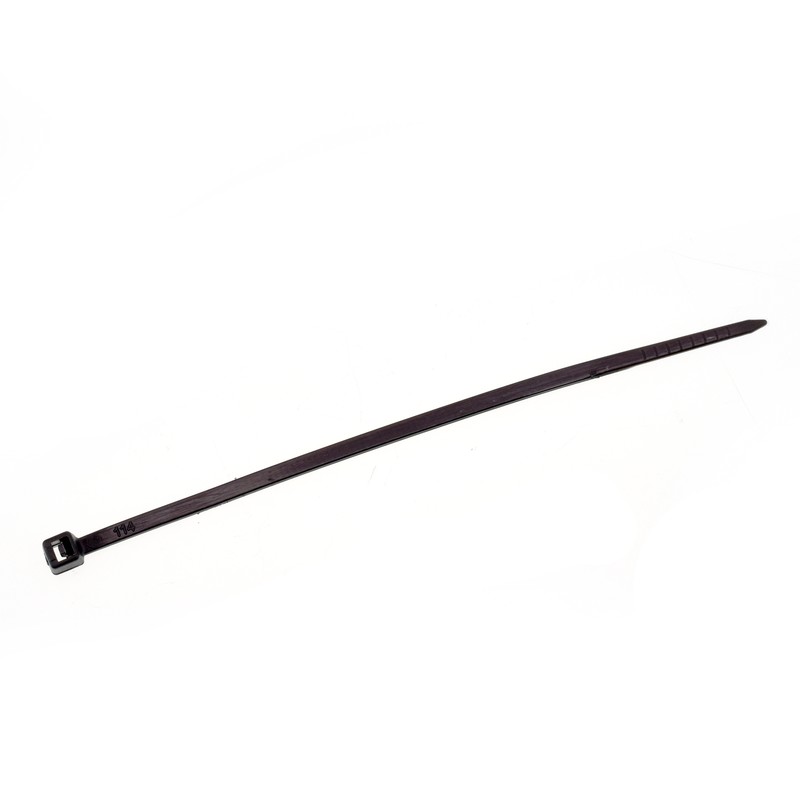100 Nylon Plastic Cable Zip Ties Wire Self Lock Loop Wrap Trim 18 LBS 4" Black gallery
