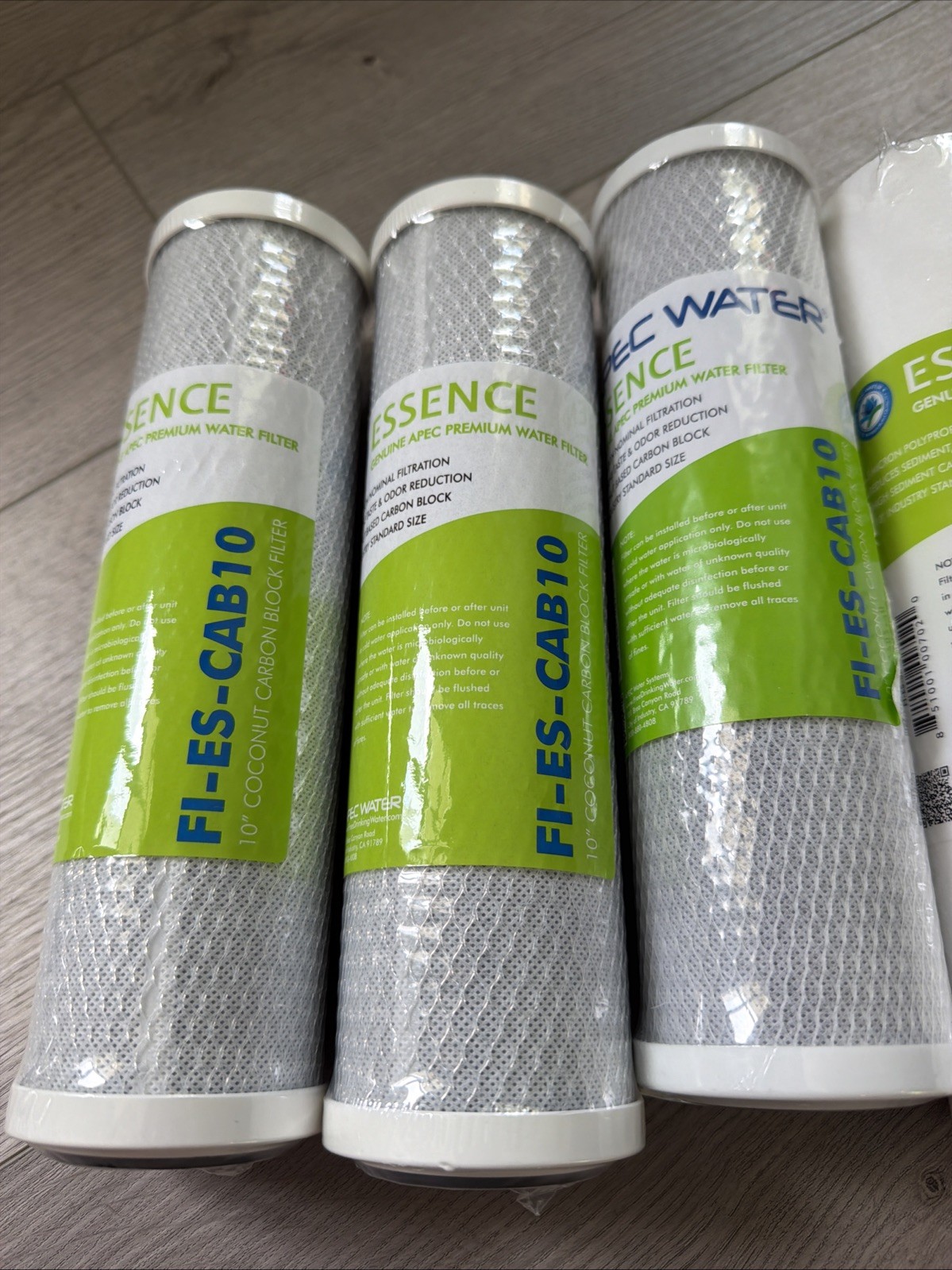 Genuine APEC ESSENCE Replacement Filters For Undersink 6 PACK FI-ES-CAB10 gallery