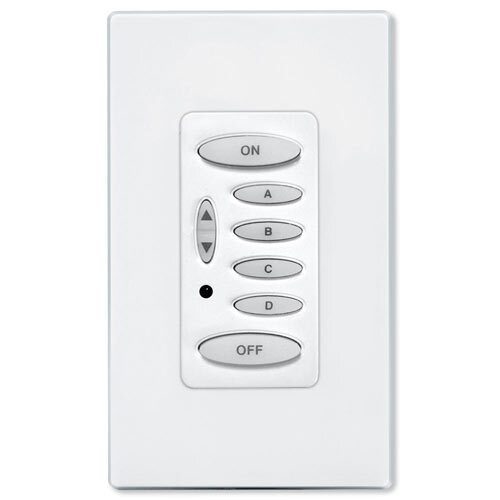 PCS PulseWorx UPB Wall Controller, Load Relay, 8A, 6 Button, White (KPLR-6-W) gallery