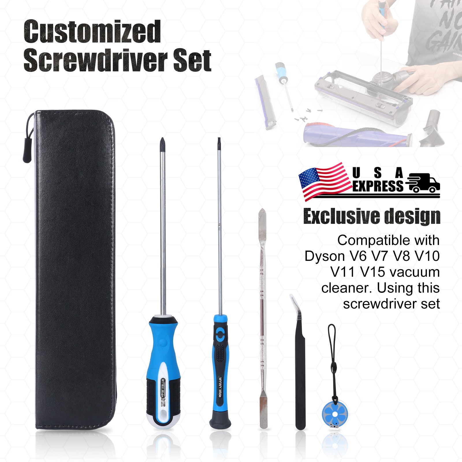 Customized Screwdriver Set for Dyson V6 V7 V8 V10 V11 V12 V15 Vacuum Cleaner gallery