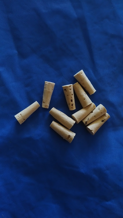CORK stopper plug round tapered style crafts fishing lab wine *various sizes&Qt* gallery