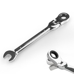 7mm Ratchet Wrench Flex Head Combination Metric Gear Spanner 12 Point Steel