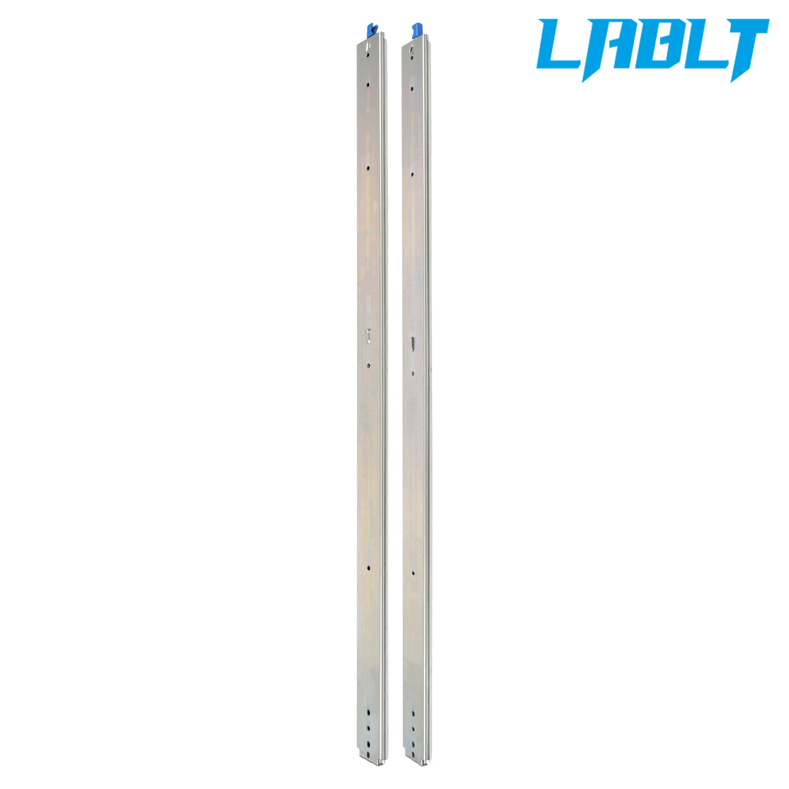 LABLT 1 Pair With Lock Heavy Duty Drawer Slides 52" 500 Lbs Extension Rails Rail gallery