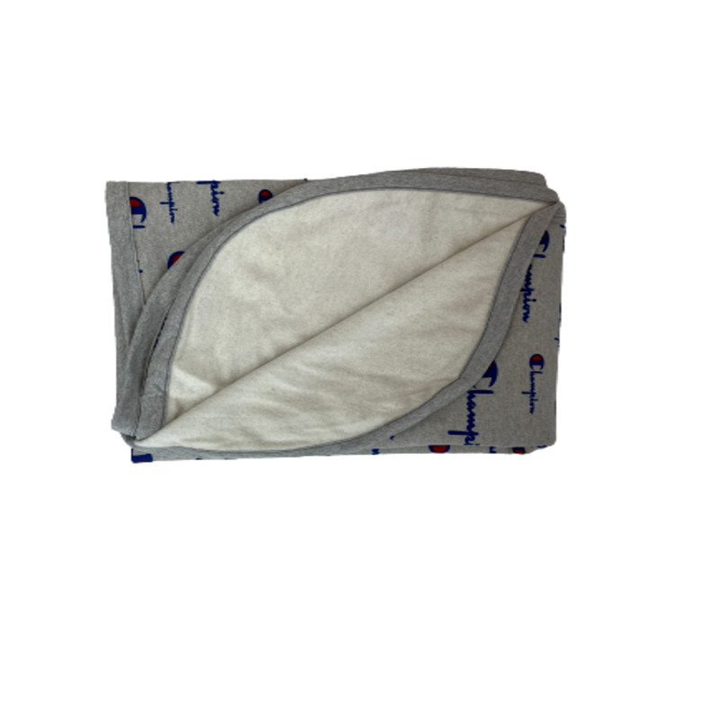 Champion LIFE Multi Scale Script Print Oxford Grey Blanket gallery