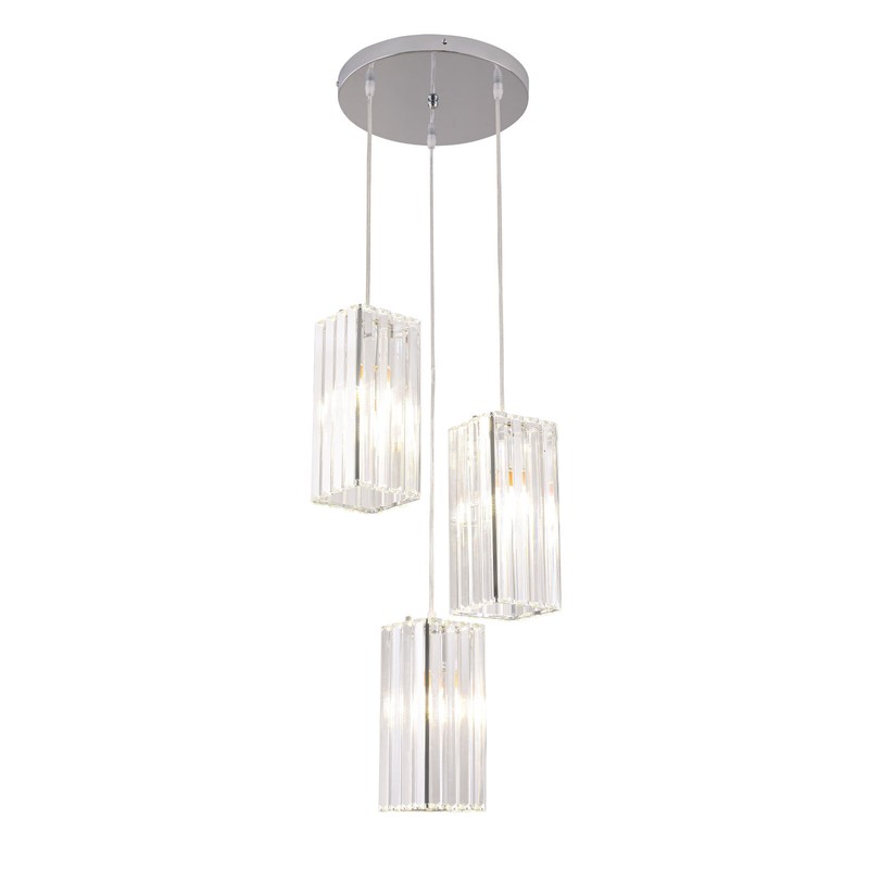 110V Ceiling Fixture 3-Light Chandelier Dining Room Ceiling Lamp Pendant Light gallery