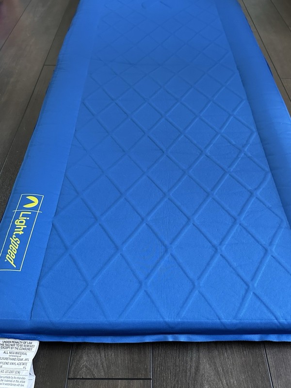 Lightspeed Self Inflating Air Mattress Camping Hiking Single Size 74 X 26 gallery