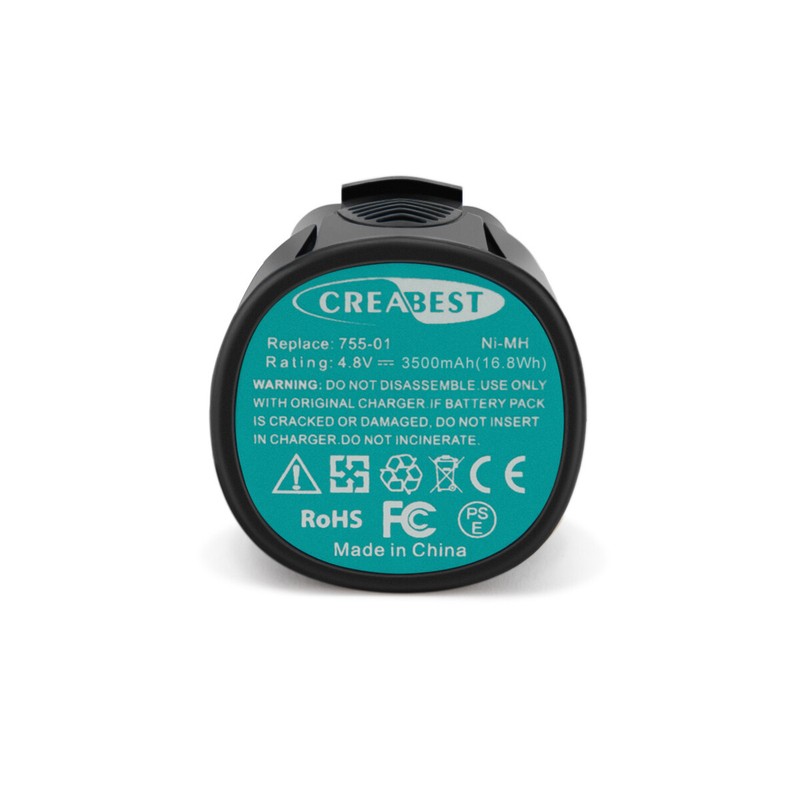 Upgraded 4.8V 3.5Ah Replacement Battery For Dremel 755-01 756-01 MiniMite 7300 gallery