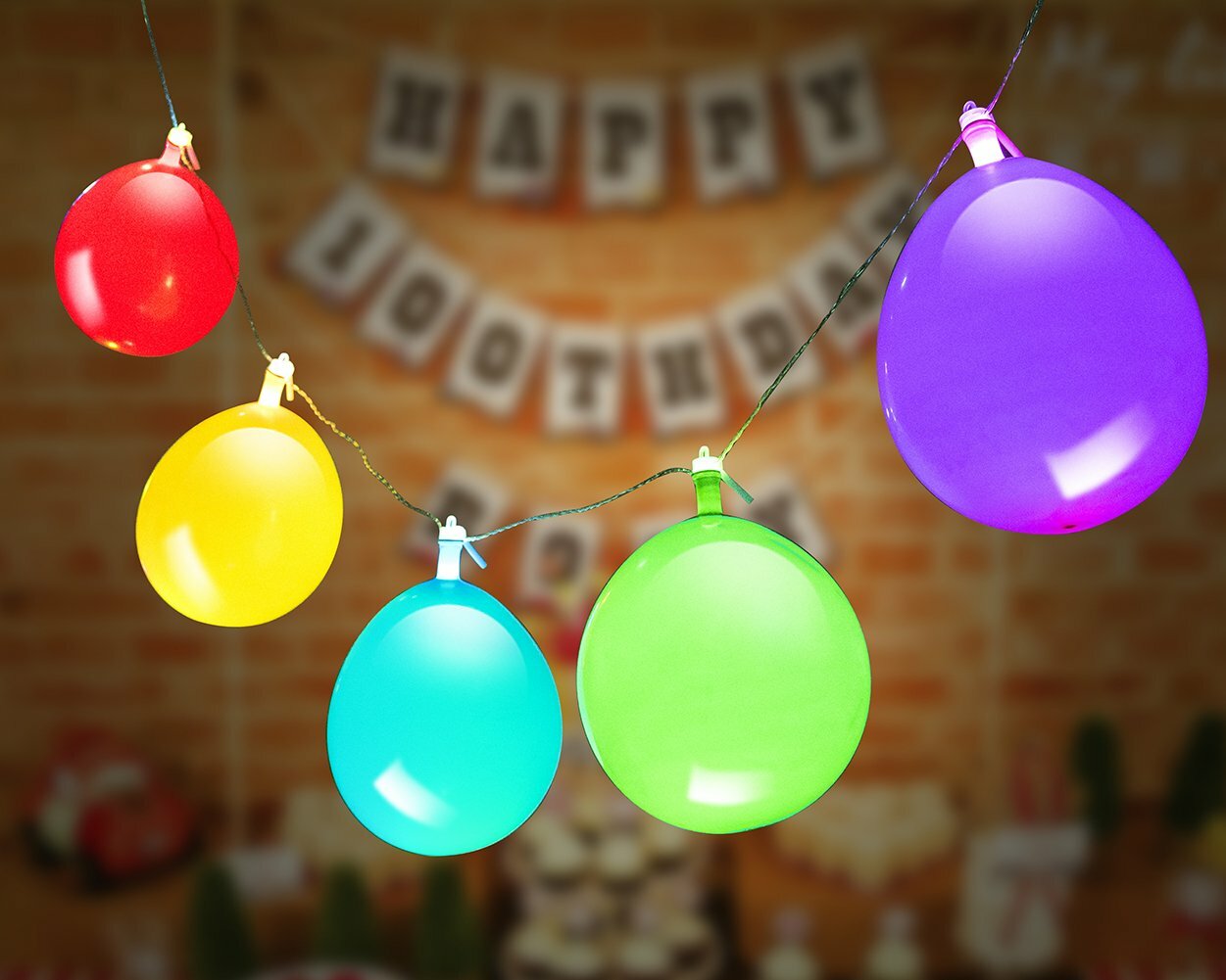 10 Pack Balloons String Lights Premium Mixed-Colors New GIGALUMI LED Light Up gallery