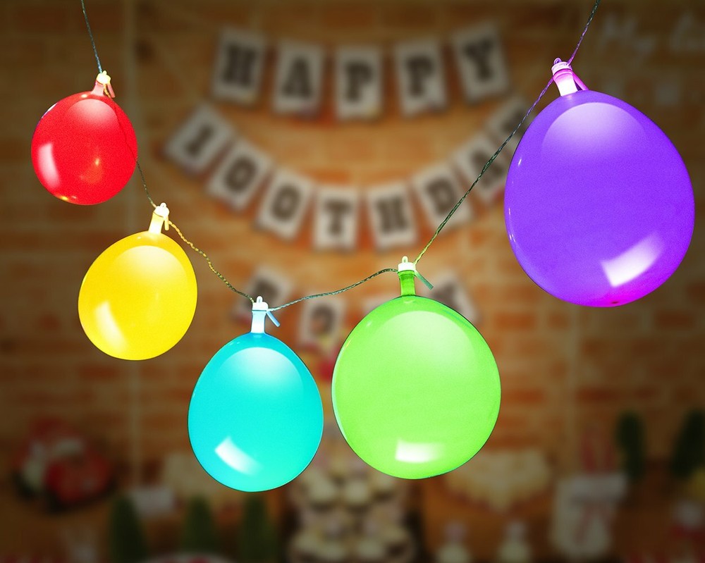 10 Pack Balloons String Lights Premium Mixed-Colors New GIGALUMI LED Light Up