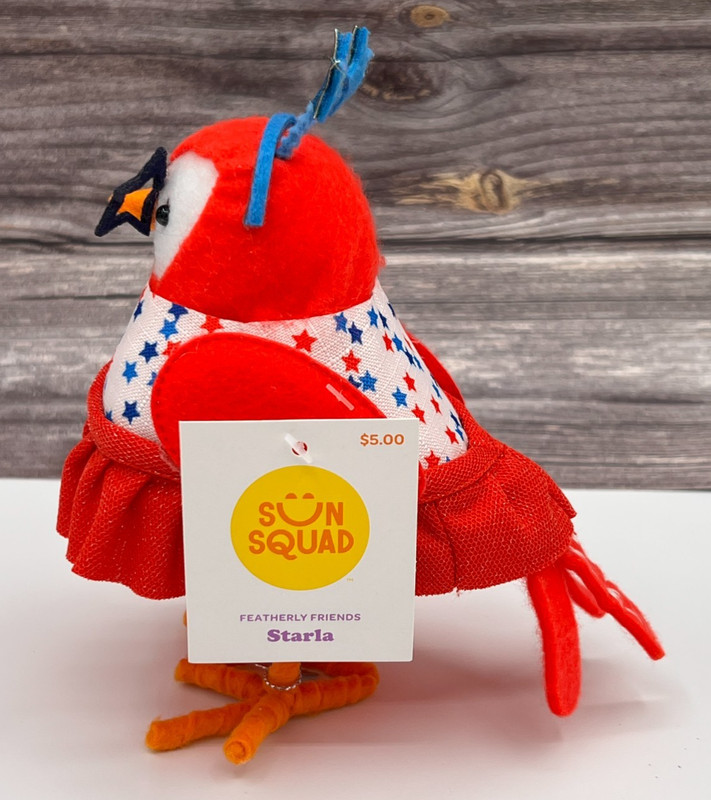 Target Sun Squad Bird ~ STARLA ~ Summer 2024 July 4th Featherly Friends ~ NEW gallery