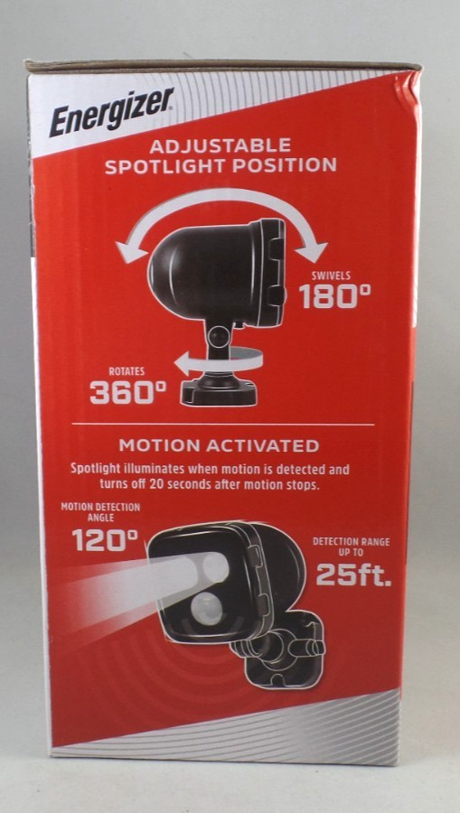 ENERGIZER Motion-Activated LED Spotlight 400 Lumens Outdoor Battery Operated gallery