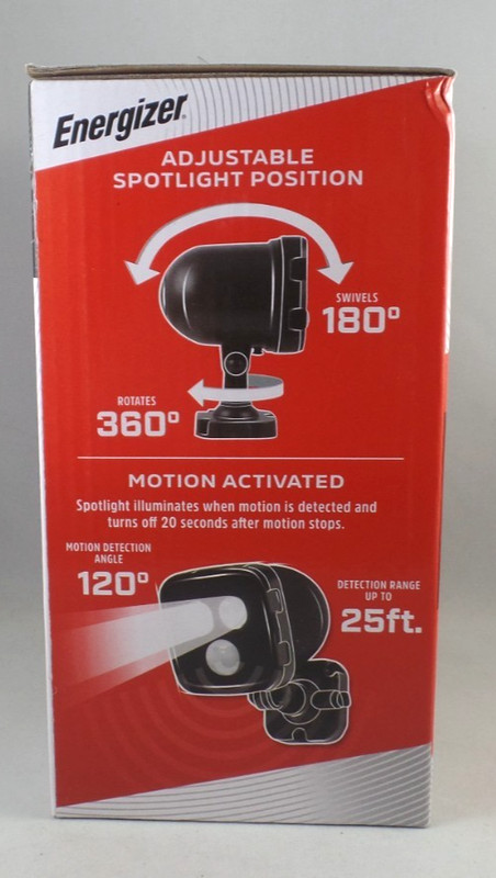 ENERGIZER Motion-Activated LED Spotlight 400 Lumens Outdoor Battery Operated gallery