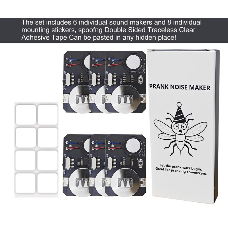 Smartkid Electronic Cricket Noise Maker Prank (6 Pcs),Sound Makers Device Kit... gallery