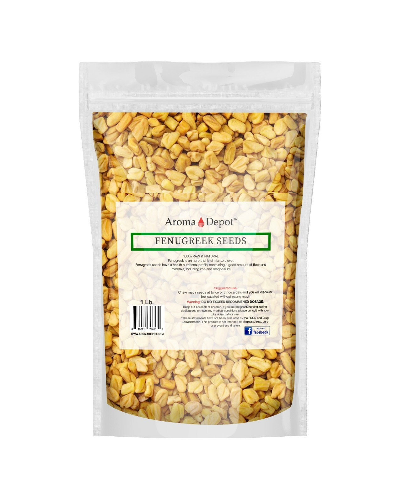 1lb. Fenugreek Seeds Trigonella foenum-graecum (Methi) Seed 100% Raw Bulk Lot gallery