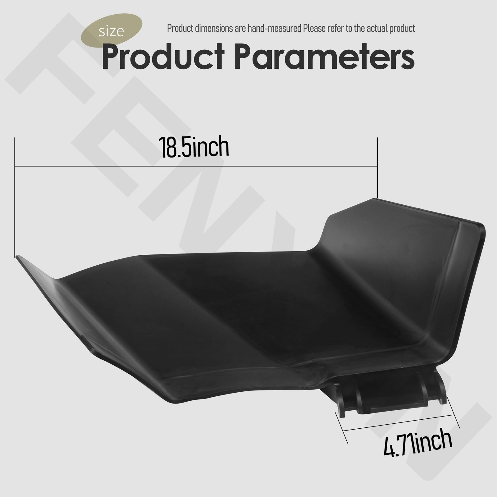 FENXDN 539110732 Discharge Deflector Side Chute Compatible with black gallery