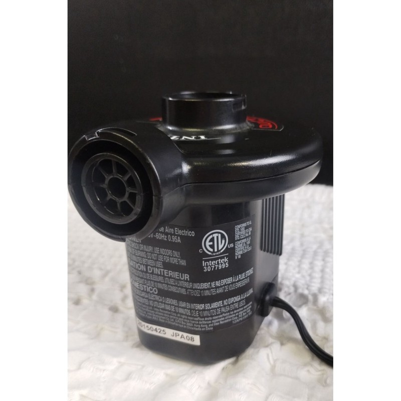 Intex Quick Fill Black Electronic/Electric Pump SKU 2664 gallery