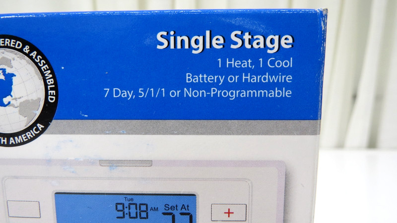 Pro1 T705 Single Stage Digital Thermostat 1 Heat 1 Cool Programmable 5/1/1 gallery