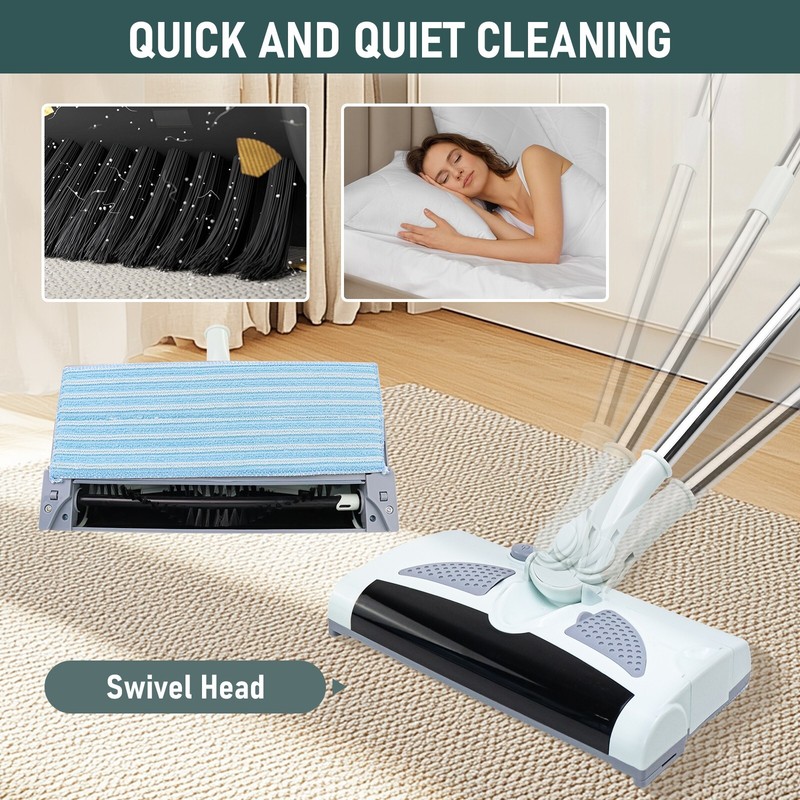 Electrostatic Lightweight Carpet Sweeper Floor Sweeper Electric Vacuum Sweeper gallery
