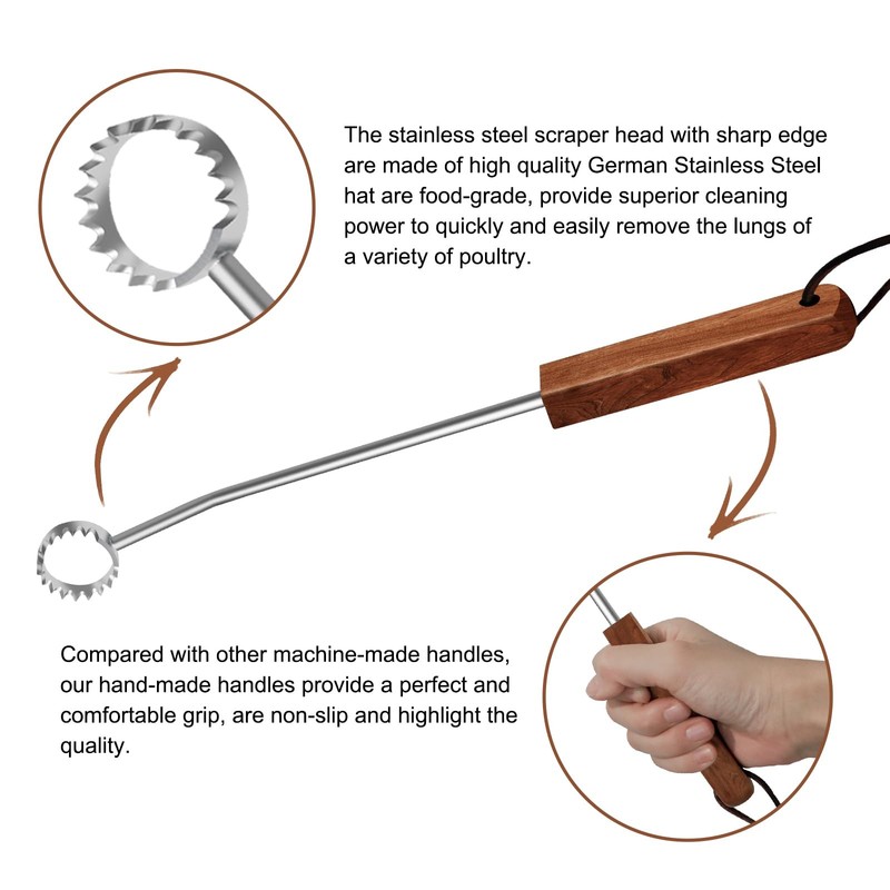 Lung Scraper of Chicken Processing Equipment, Easily Removes Poultry Lungs, A... gallery