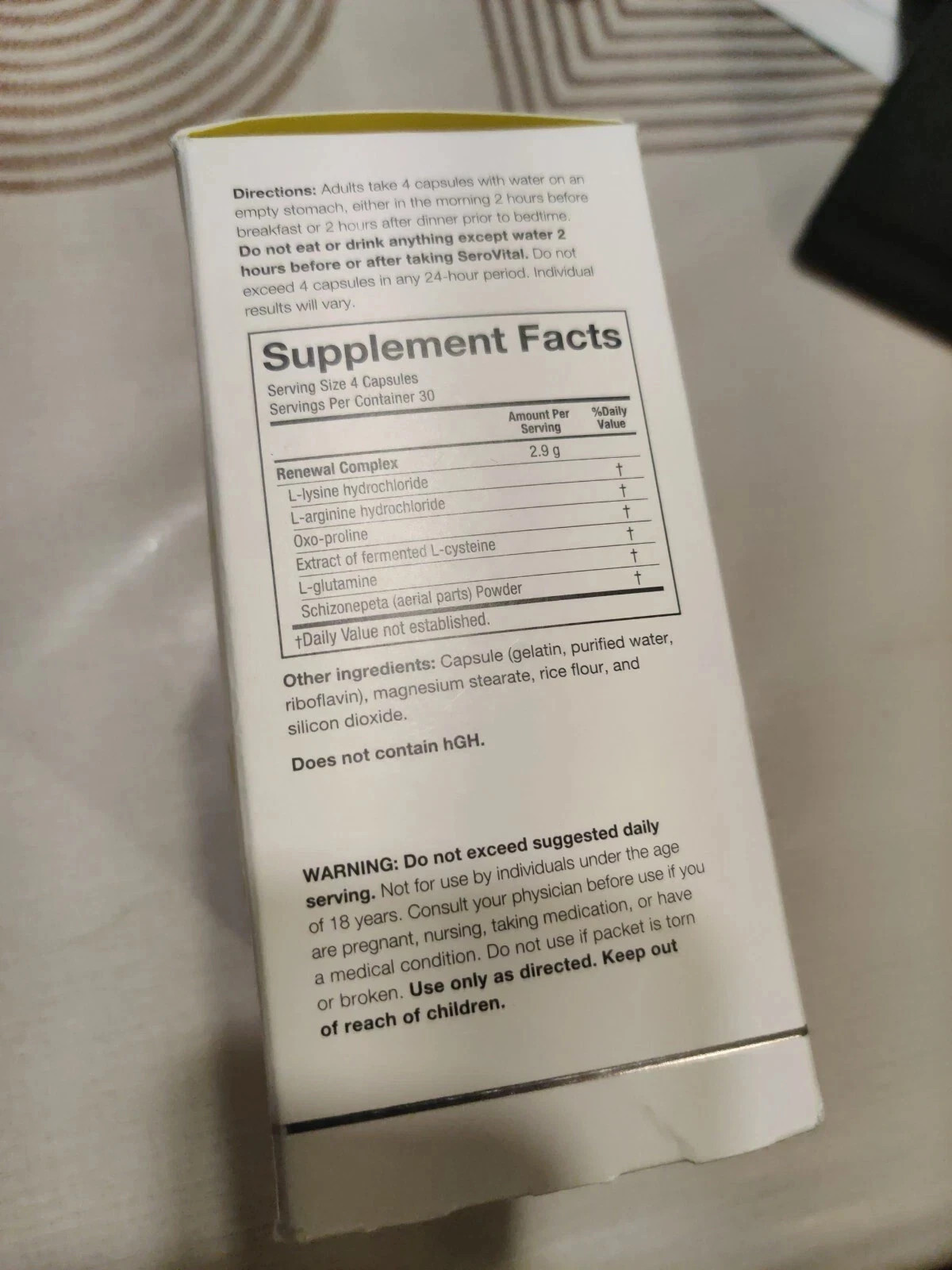 (2 Pack) SeroVital Reverse The Signs of Aging Dietary Supplement - 120 Capsules gallery